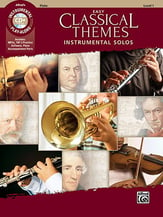 Easy Classical Themes Instrumental Solos Flute Book and CD-ROM cover